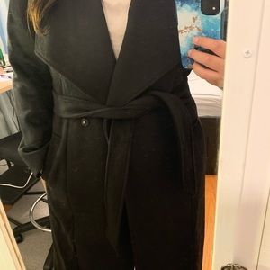 Express long wool coat